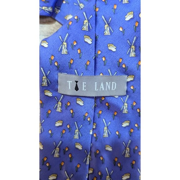 Tie Land Mens Silk Windmill Pattern Ties Set novelty - Picture 2 of 6